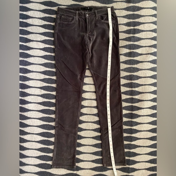 VTG Joe's Jeans Fit Skinny Vionaire Velvet Pinwale Corduroy Charcoal Size 28 - Picture 10 of 12
